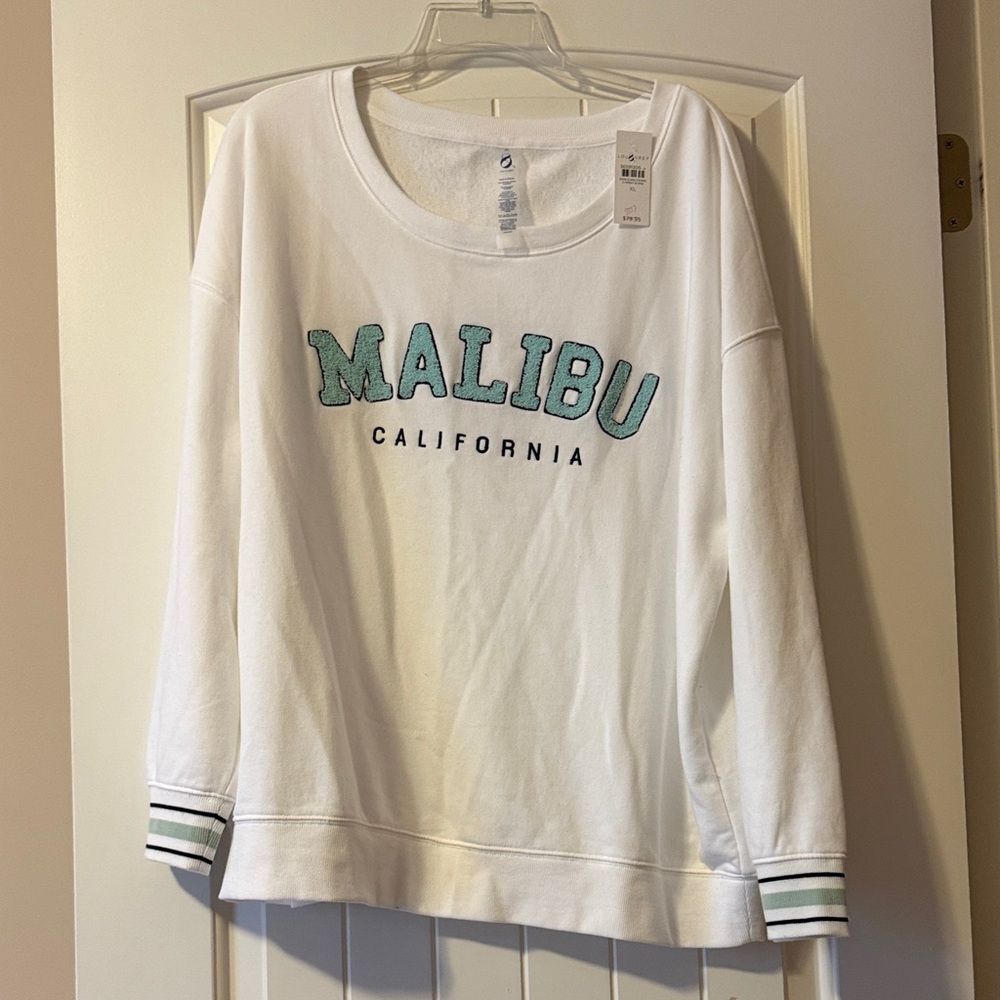 Lou & Grey White Sweatshirt